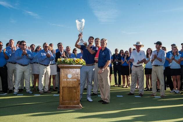 Golf, Adam Scott wins The Barclays 2013
