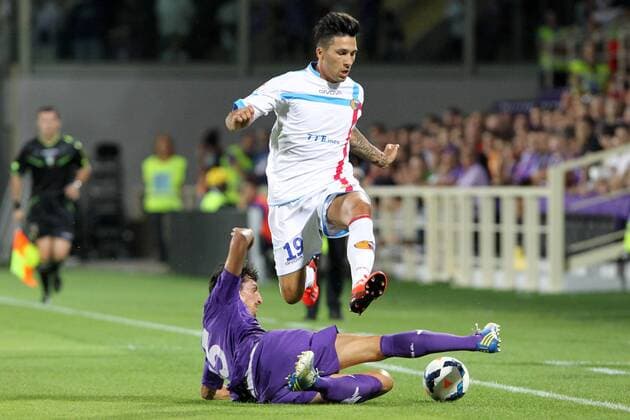 Football, Italy, Seria A, AC Florence - Catania Calcio