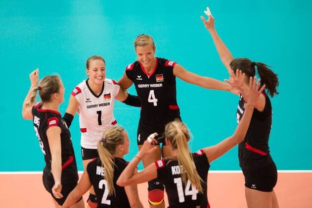 Volleyball, Women's European Championship, Germany - Spain