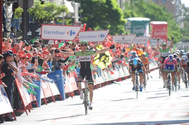Cycling, Vuelta a Espana, 17th stage, stage winner Bauke Mollema