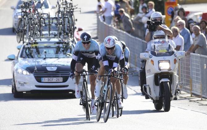 Cycling, Road World Championships in Florence, Team Time Trial, Tony Martin with Omega Pharma Quickstep World Champion