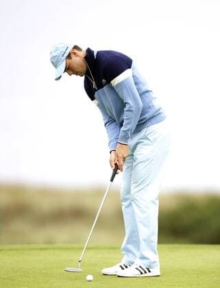 Golf, Dunhill ProAm Golf Championship at Kingsbarns Links, with Andy Garcia and Hugh Grant
