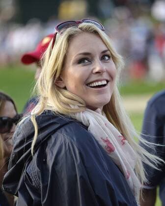 Golf, Tiger Woods' girlfriend Lindsey Vonn at the Presidents Cup