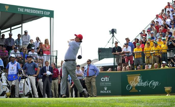 Golf, The Presidents Cup, Round 2