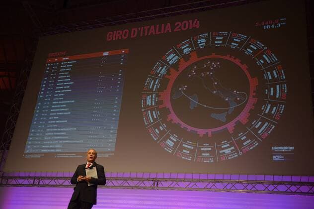Cycling, Route Presentation of the Giro D Italia 2014