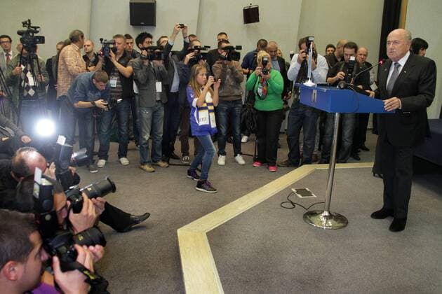 Football, Blatter Award ceremony in Sarajevo