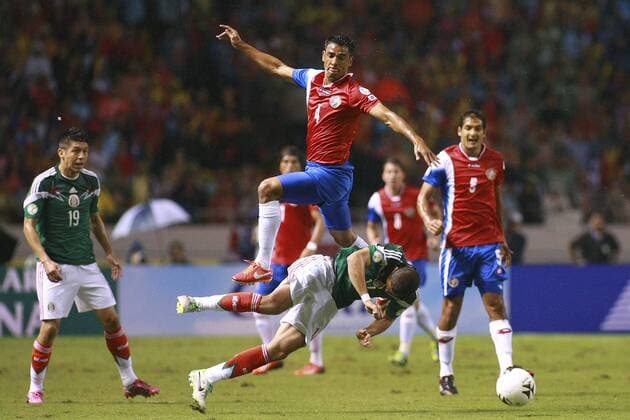 Football, World Cup Qualifier, Costa Rica - Mexico