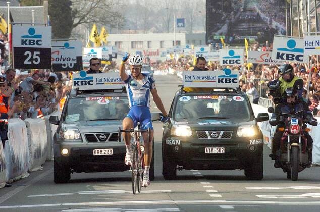 Cycling, Tom Boonen wins the Tour of Flanders