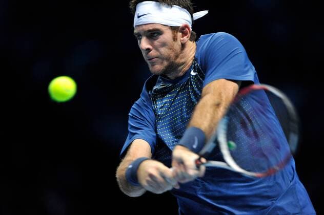 Tennis, ATP Finals London, Juan Martin del Potro defeats Richard Gasquet