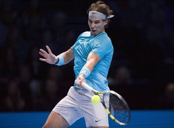 Tennis, ATP Finals London, Rafael Nadal defeats David Ferrer