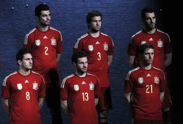 Football, National team Spain presents the new jersey
