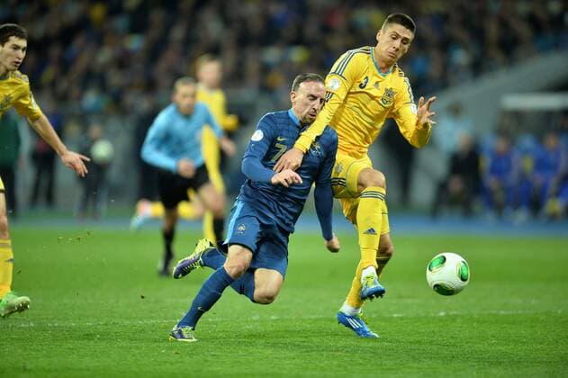 Football, World Cup Qualification, Ukraine - France