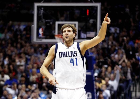 Basketball, Dirk Nowitzki named to NBAs anniversary team - archiv photos