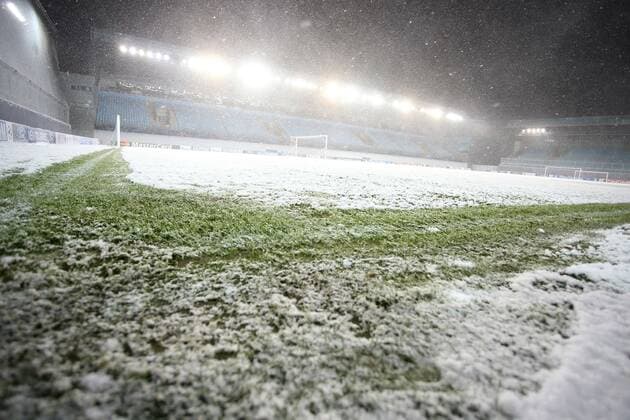 Football, CL, Winter atmosphere in the Khimki Arena in Moscow before the Bayern game