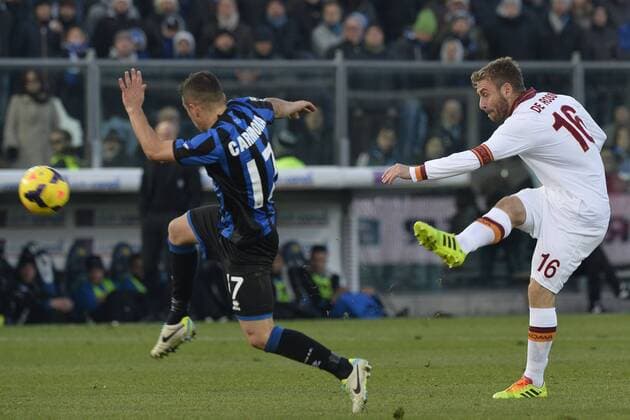 Football, Italy, Seria A, Atalanta Bergamo - AS Roma