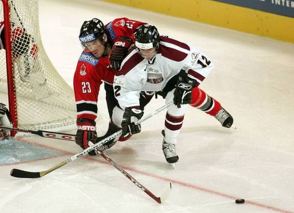 Ice Hockey, World Championship, Preliminary Round Group B, Latvia - Canada 4:6
