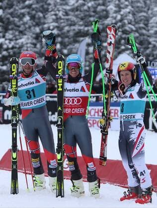 Alpine Skiing, World Cup in Beaver Creek, Award Ceremony Men's Giant Slalom