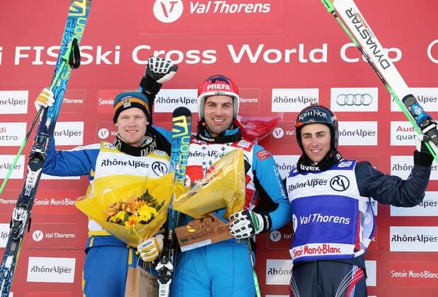 Ski Cross, World Cup in Val Thorens, Men's Award Ceremony