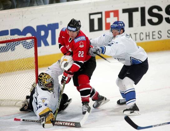 Ice Hockey, World Championship, Intermediate Round, Canada - Finland 3:3