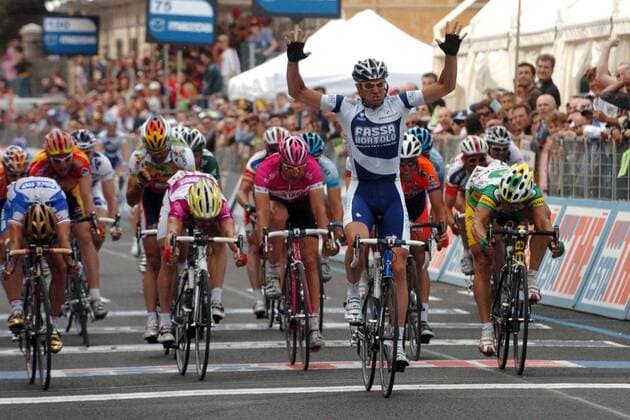 Cycling, Giro d Italia, 9th stage Firenze-Ravenna, stage winner Alessandro Petacchi