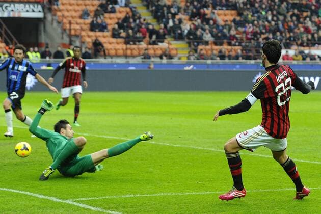 Football, Italy, Seria A, AC Milan - Atalanta Bergamo