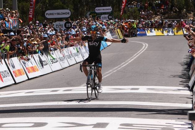 Cycling, Tour Down Under, Richie Porte wins stage 5