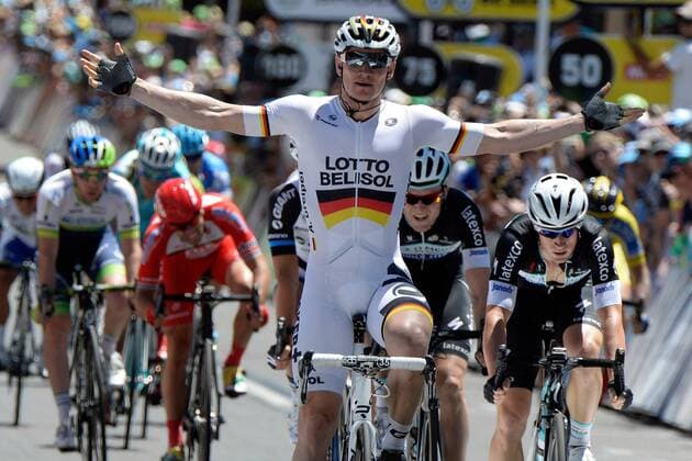 Cycling, Tour Down Under, Andre Greipel wins stage 6