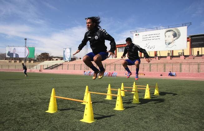 Football, Training National Team Afghanistan