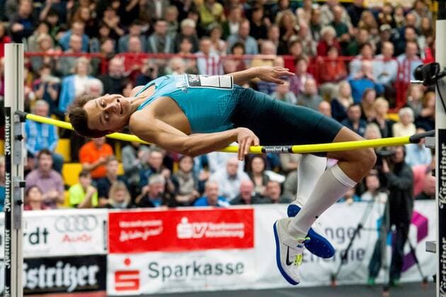 Athletics, High Jump with Music