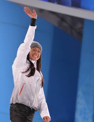 Sochi 2014, Nordic Skiing 10km Women - Award Ceremony Olympic Champion Justyna Kowalczyk