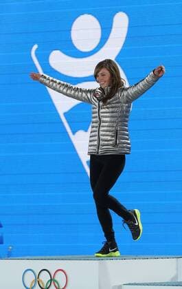 Sochi 2014, Snowboard, Halfpipe, Women - Award Ceremony with Olympic Champion Kaitlyn Farrington