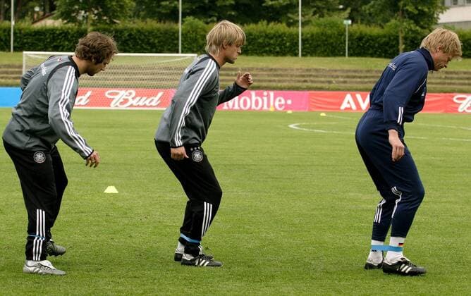 Football, Confederations Cup, Training of the German National Team