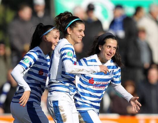 Football, Women, 1. BL, MSV Duisburg - Bayer Leverkusen
