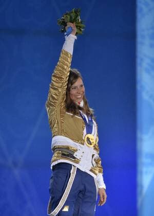 Sochi 2014, Snowboard Cross, Women, Award Ceremony with Olympic Champion Eva Samkova