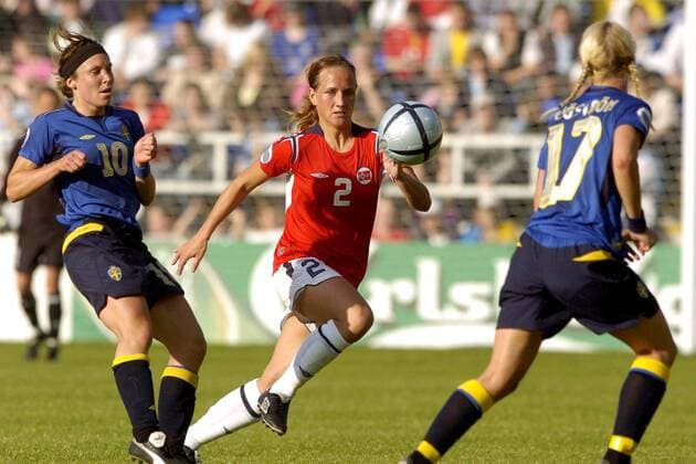 Football, European Championship Women, Semi-final, Sweden - Norway 2:3 n.V.