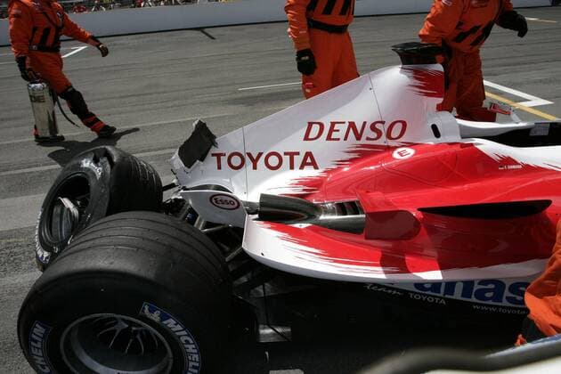 Motorsport, Formula 1, GP USA, Ralf Schumacher's serious accident in practice