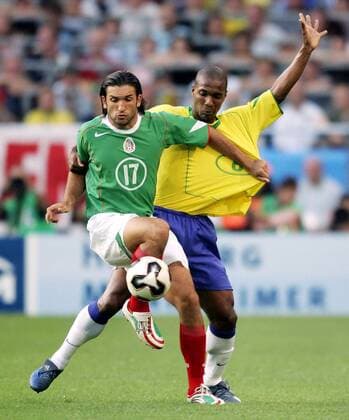 Football, Confederations Cup, Group B, Mexico - Brazil 1:0