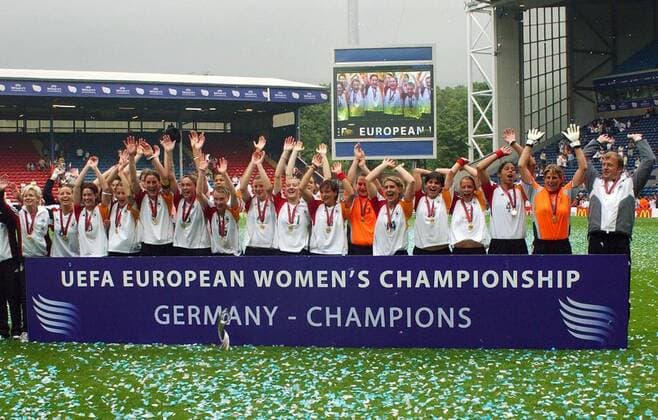 Football, European Championship Women, Final, Germany - Norway 3:1, Germany is European Champion