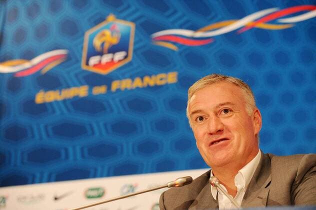 Football, France, National team, Didier Deschamps PK