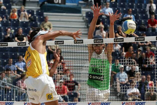 Beach Volleyball, World Championships in Berlin, Day 2