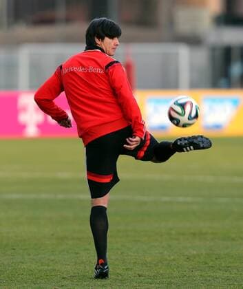 Football, German national team training