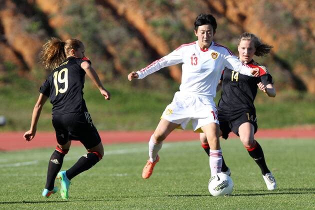 Football, Women, Algarve Cup, Germany - China
