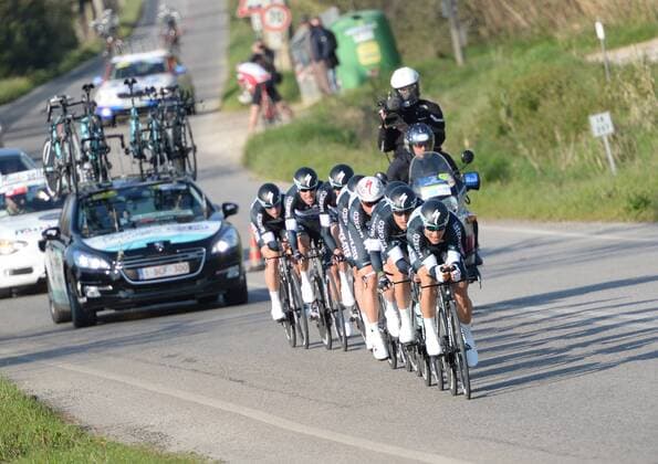 Cycling, Tirreno-Adriatico, Omega Pharma-Quick-Step wins team time trial