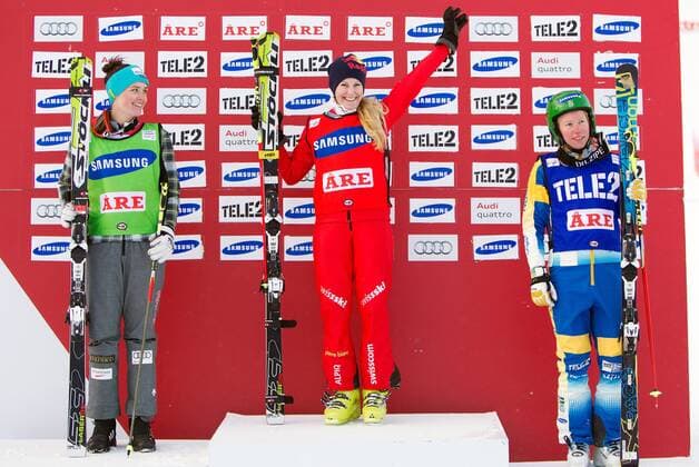 Ski Freestyle, World Cup in Aare, Award Ceremony