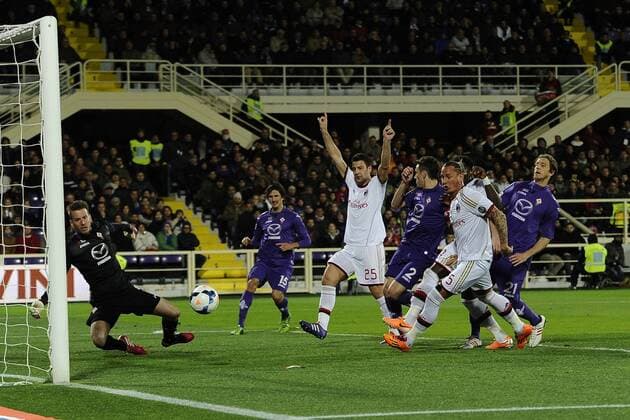 Football, Italy, AC Florence - AC Milan
