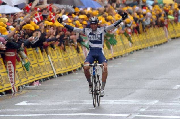 Cycling, Tour de France, stage 6: Troyes - Nancy, stage winner Lorenzo Bernucci