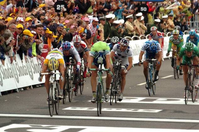 Cycling, Tour de France, 7th stage: Luneville - Karlsruhe, McEwen again in bunch sprint