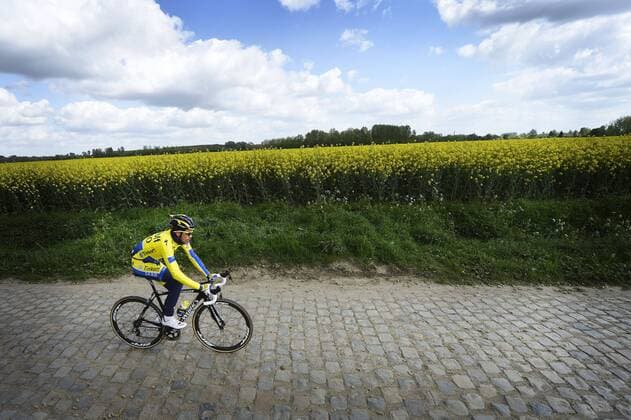 Cycling, Alberto Contador trains for the Tour de France at Aremberg