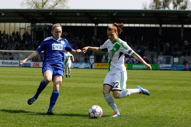 Football, Women, Champions League Semi-Final - Turbine Potsdam - VfL Wolfsburg