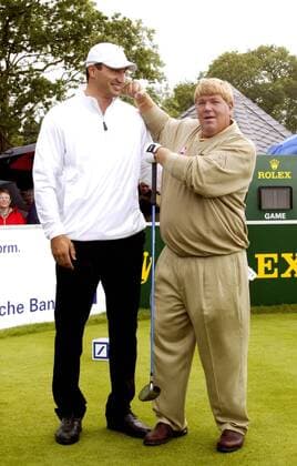 Golf, Deutsche Bank Players Championship, Vladimir Klichko and John Daly team up at ProAm tournament